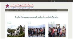 Desktop Screenshot of alctangier.org